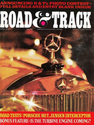 ROAD & TRACK 1971 APR - McLAREN, JENSEN, YENKO TURBO